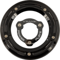 DERBY COVER AND POWER PLATE KIT M8 FL BLK/BLK