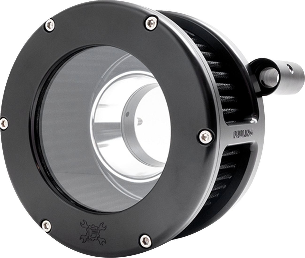 AIR CLEANER BA CLEAR COVER BLACK/BLACK 08-16 TOUR TBW