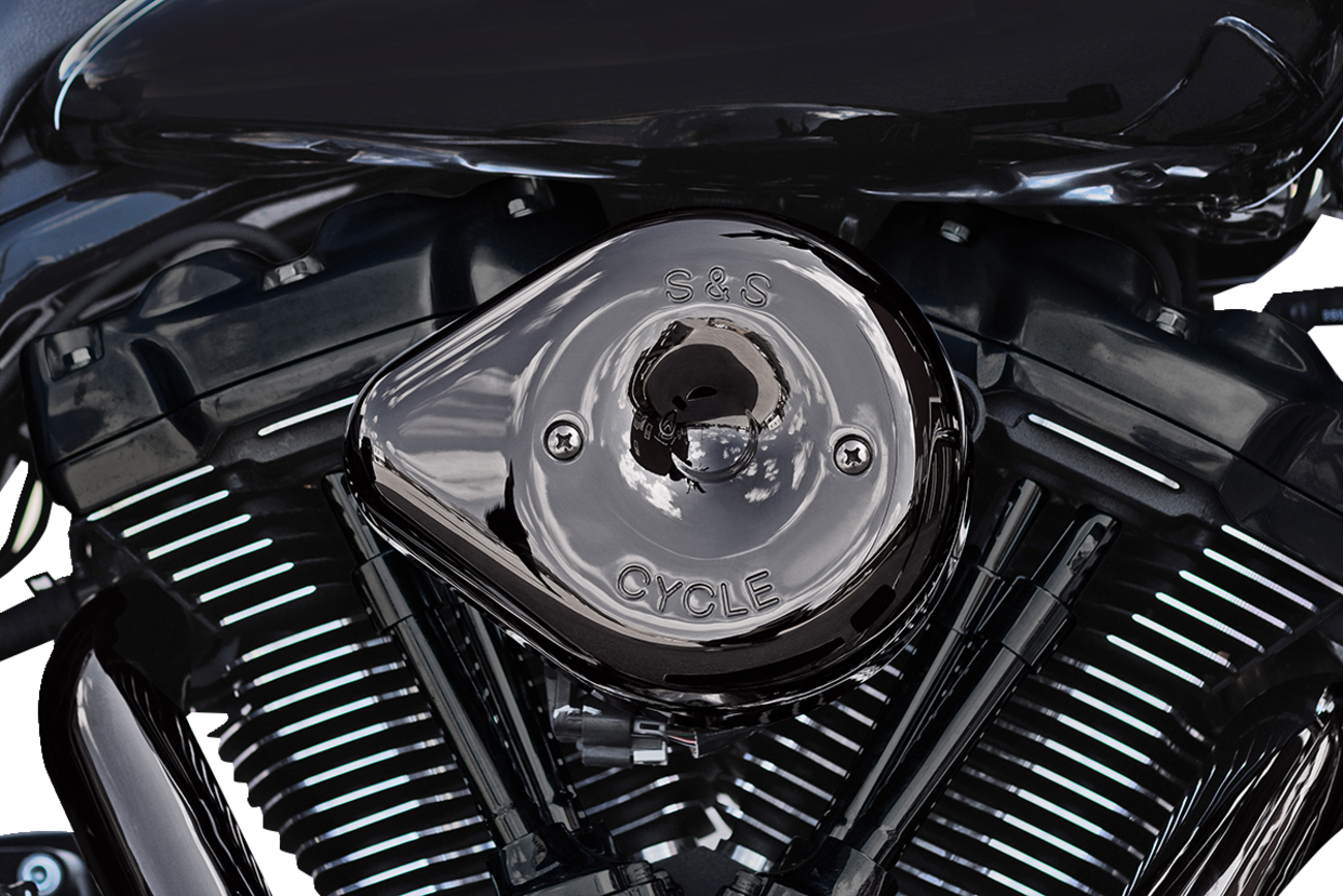 Air Cleaner Kit Stealth Teardrop Lava Chrome 2017-2023 M8