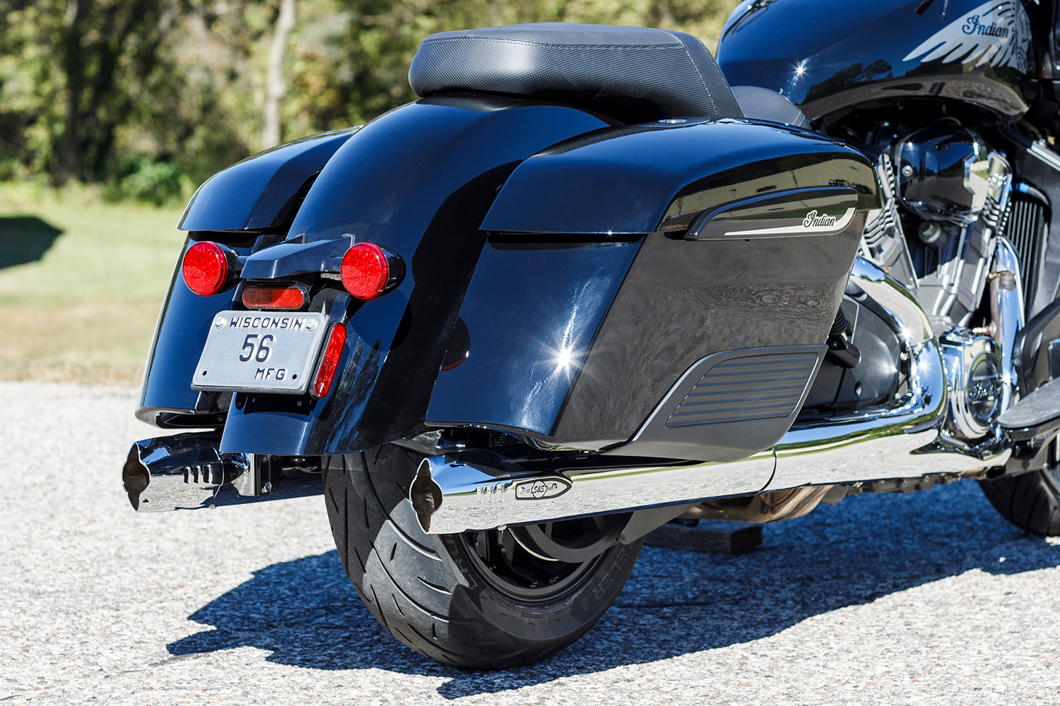 MUFFLER F-TAIL CHR.INDIAN