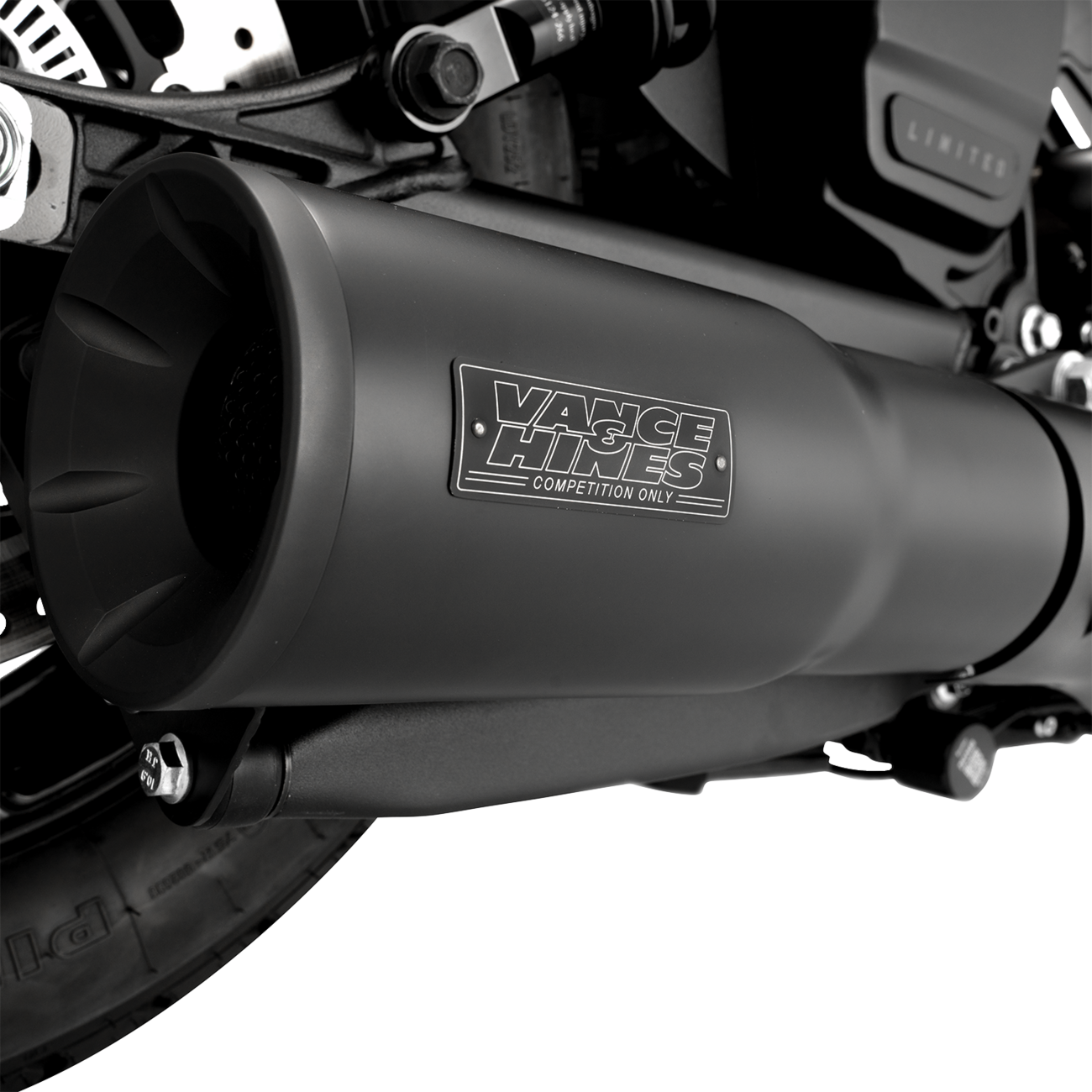 MUFFLER HI-OUTPUT BLACK SCOUT