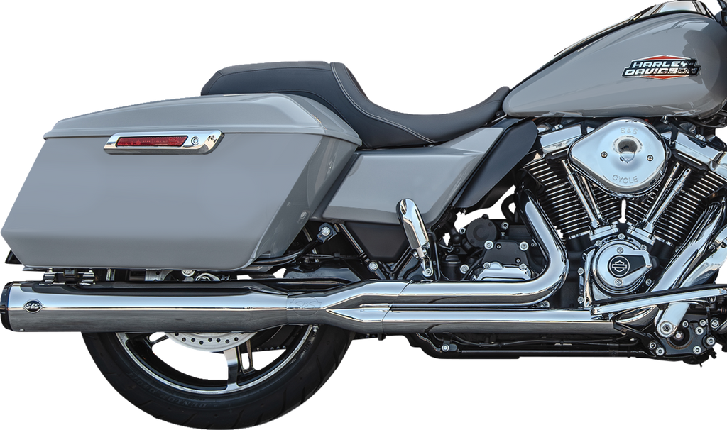 EXHAUST GNX RACE ONLY 2:1 CHROME M8 TOURING 2017-25