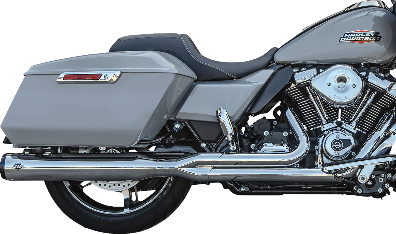EXHAUST GNX RACE ONLY 2:1 CHROME M8 TOURING 2017-25