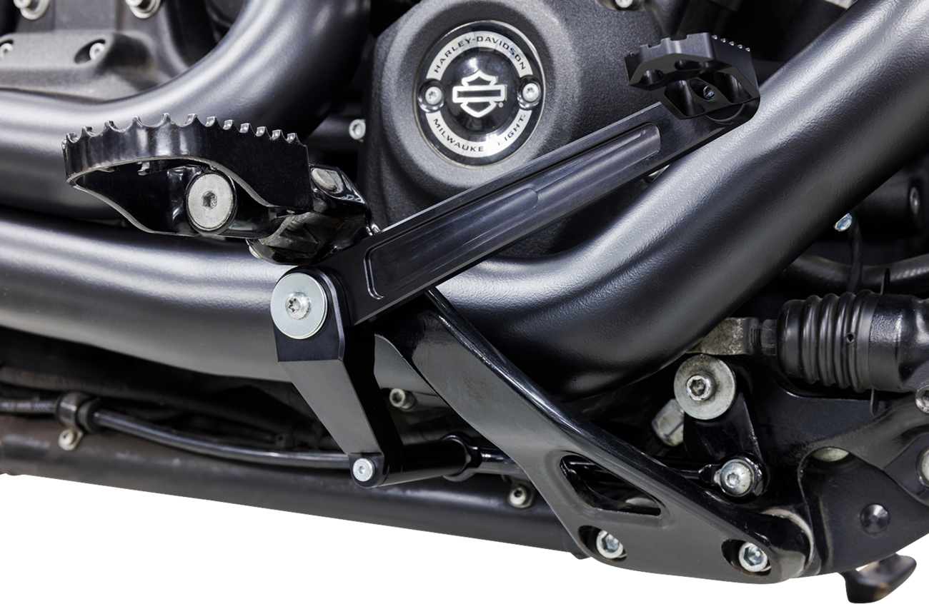 Brake Pedal mid-mount Black M8 Softail
