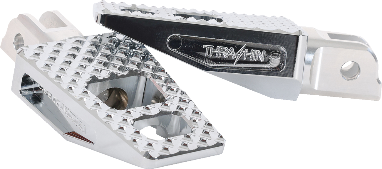 FOOTPEGS P-54 2.25" FRONT M8 SOFTAIL CHROME