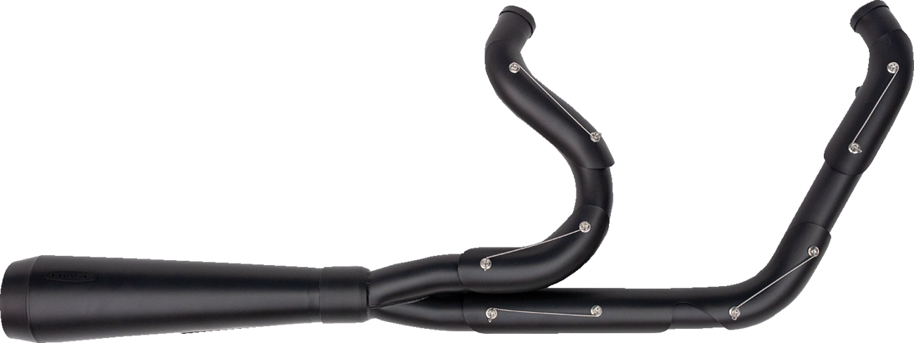 2-into-1 Assault Exhaust System Full Black on Black