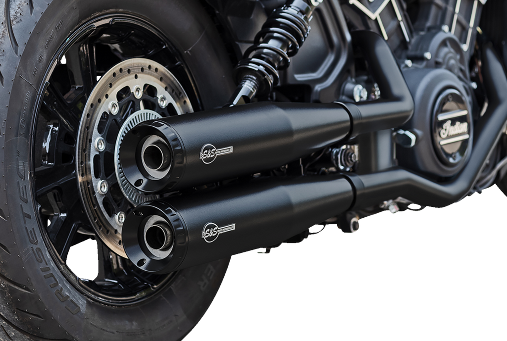 Muffler slip-on Grand National Black Race Only Scout 19-23