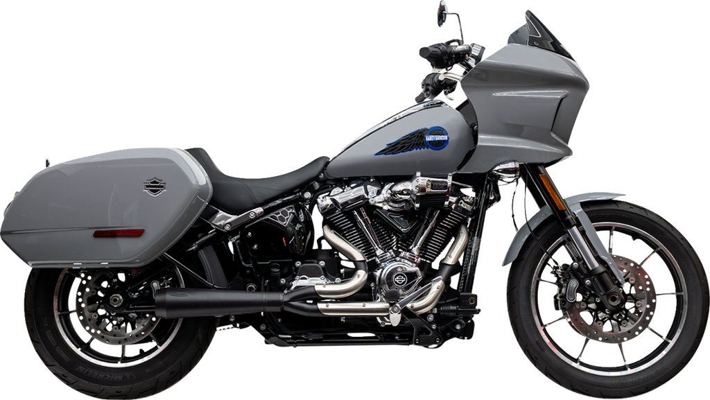 EXHAUST 2:1 ASSAULT M8 SOFTAIL BLACK