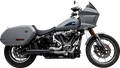 EXHAUST 2:1 ASSAULT M8 SOFTAIL BLACK