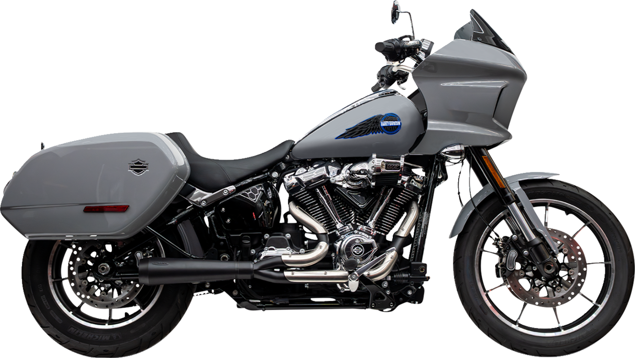 EXHAUST 2:1 ASSAULT M8 SOFTAIL BLACK