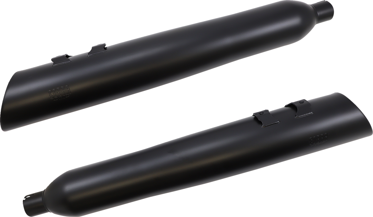 MUFFLER NH 4.5" FLH BLK