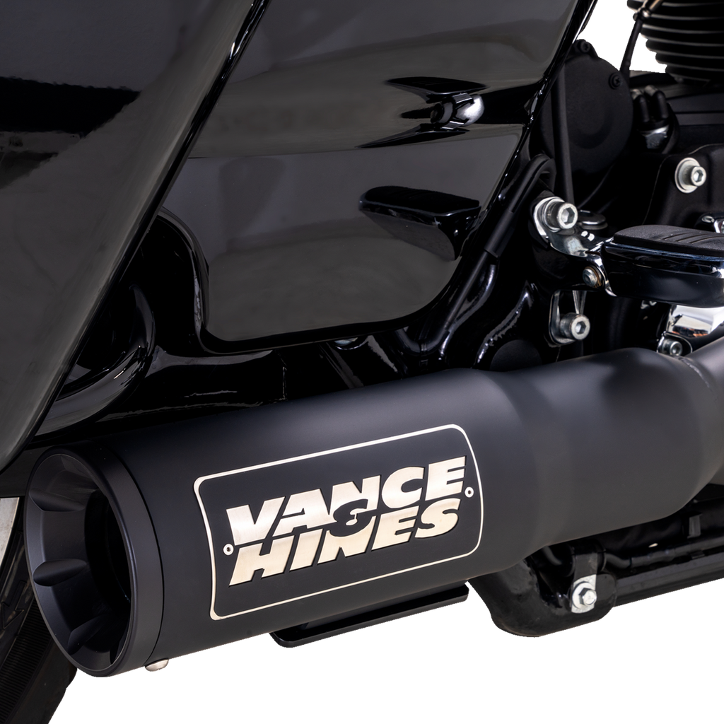 HIGH OUTPUT 2-1 EXHAUST BLACK TOURING