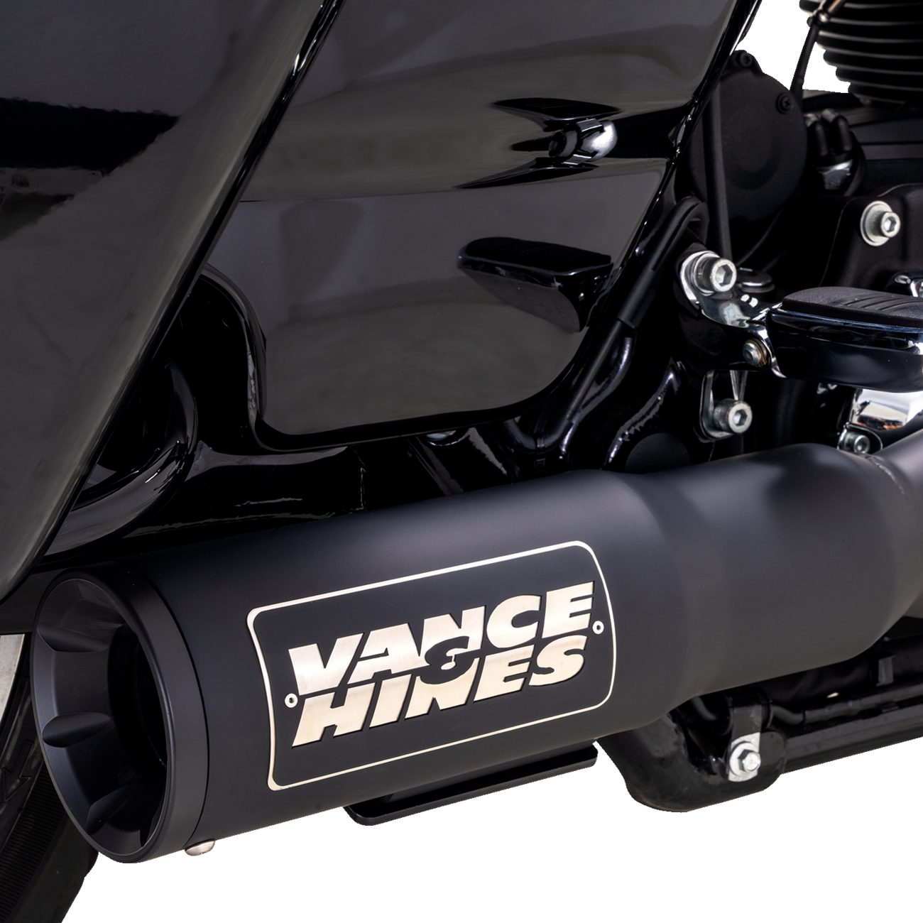 HIGH OUTPUT 2-1 EXHAUST BLACK TOURING