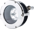 AIR CLEANER BA CLEAR COVER CHROME/BLACK 08-16 TOUR TBW