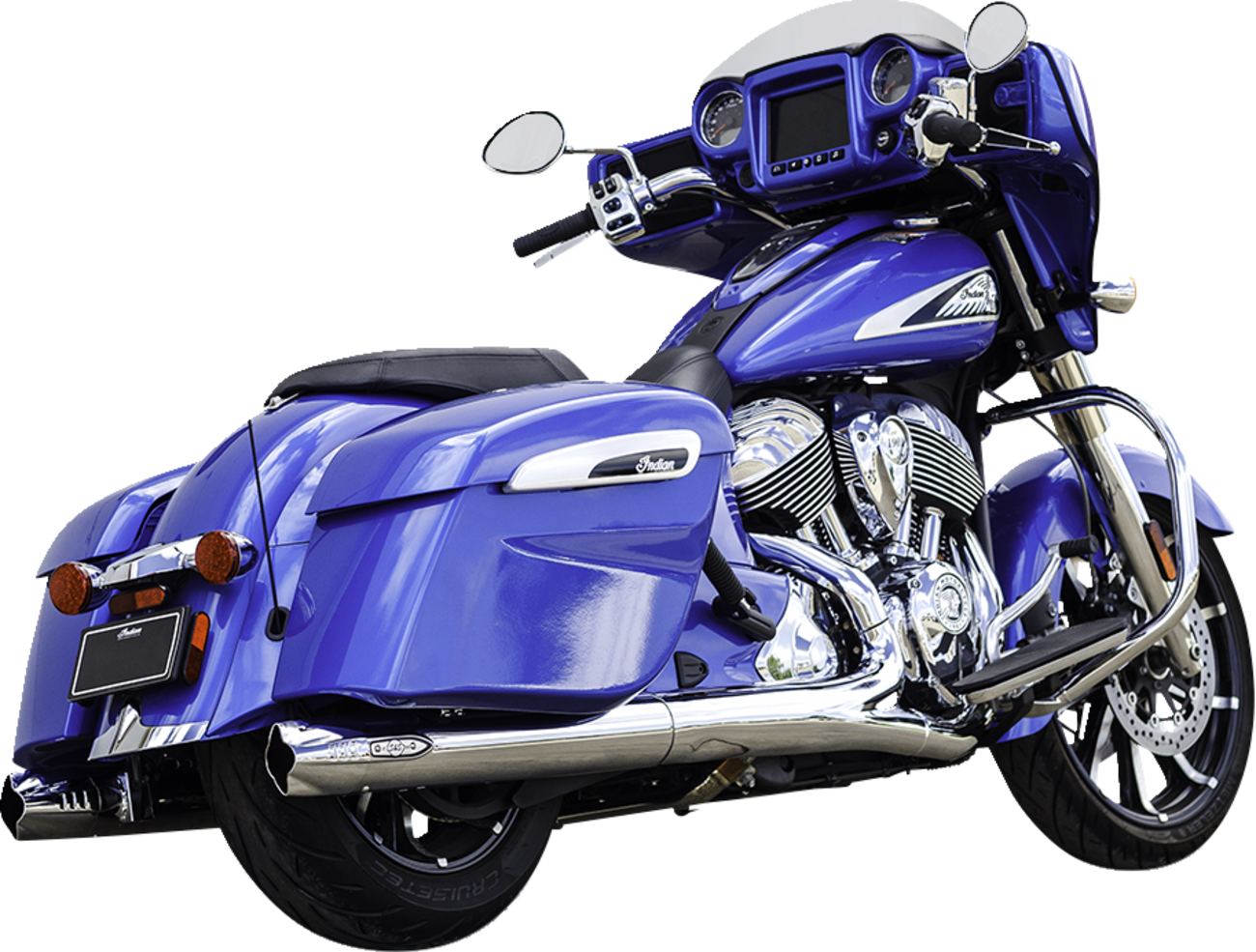 MUFFLER F-TAIL CHR.INDIAN