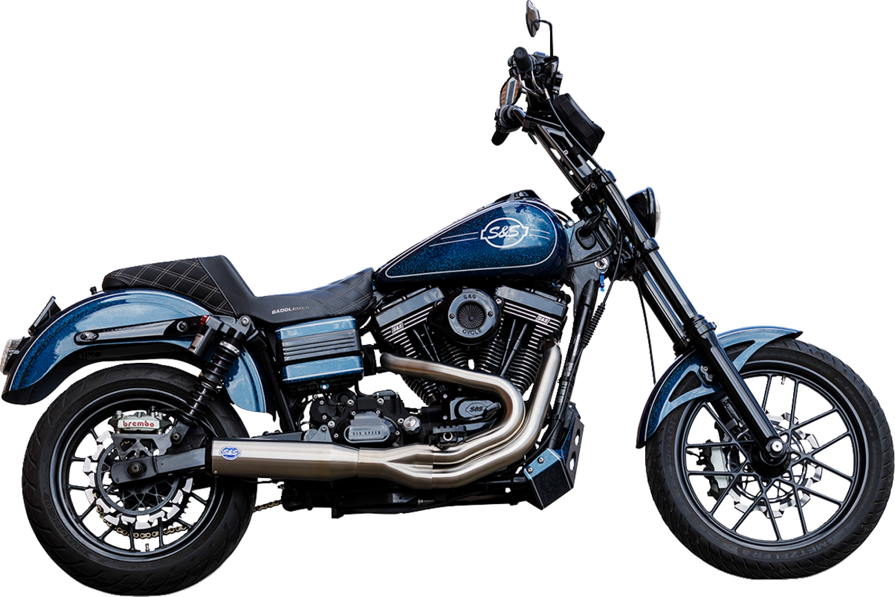 Exhaust Qualifier 2:1 Brushed Stainless Steel Dyna 2006-07