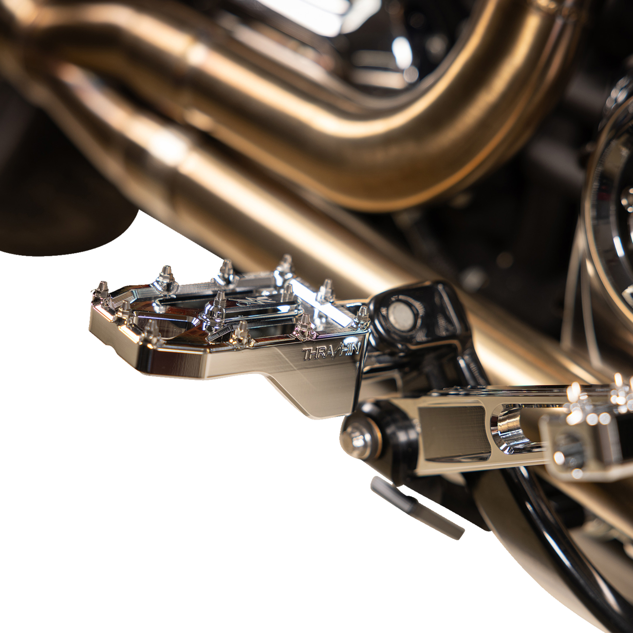 FOOTPEGS AGGRESSOR CHROME