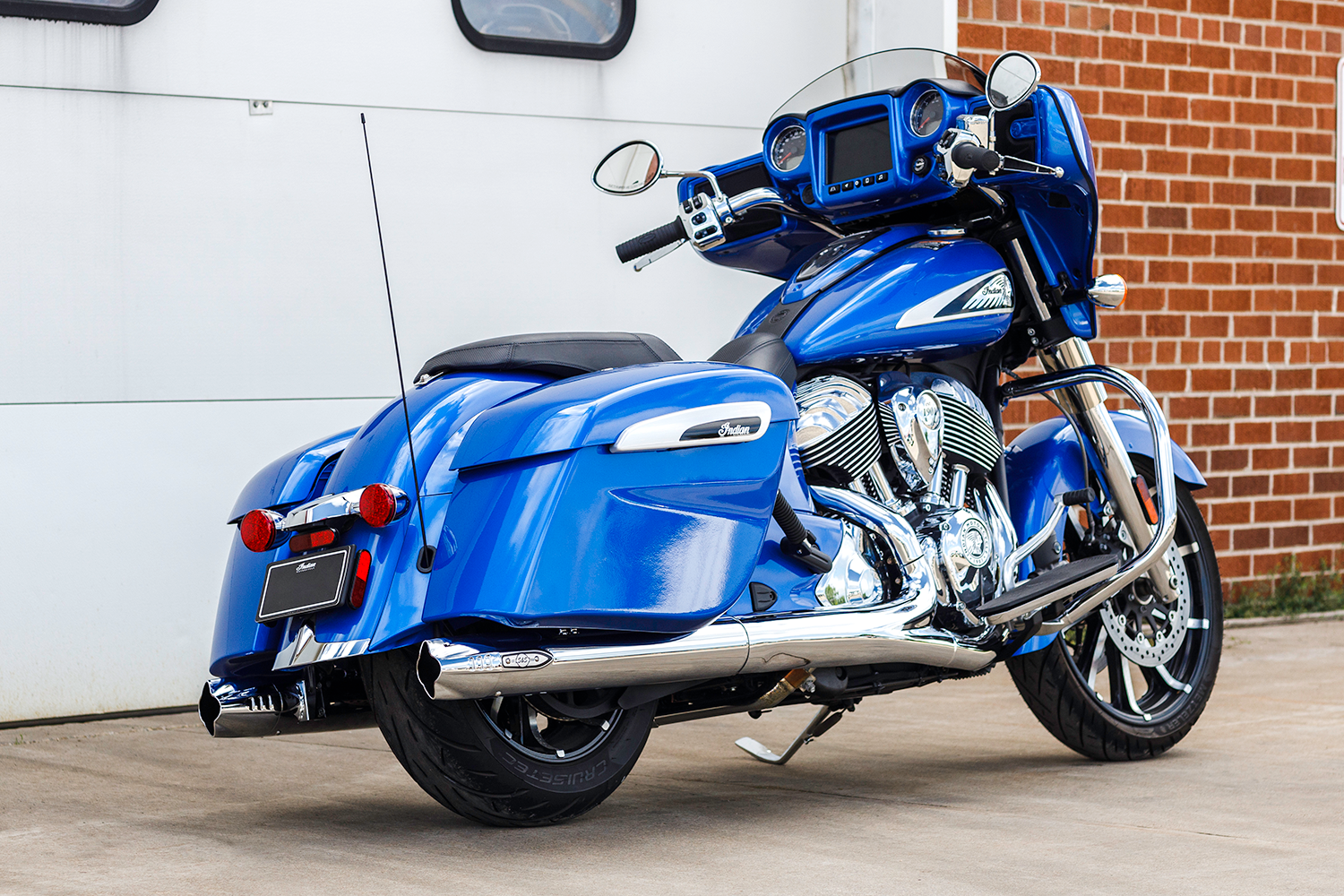 MUFFLER F-TAIL CHR.INDIAN