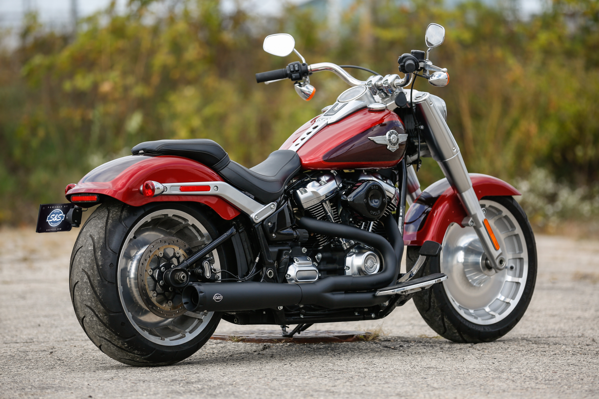 EXHAUST BLK 2-1RC M8 ST