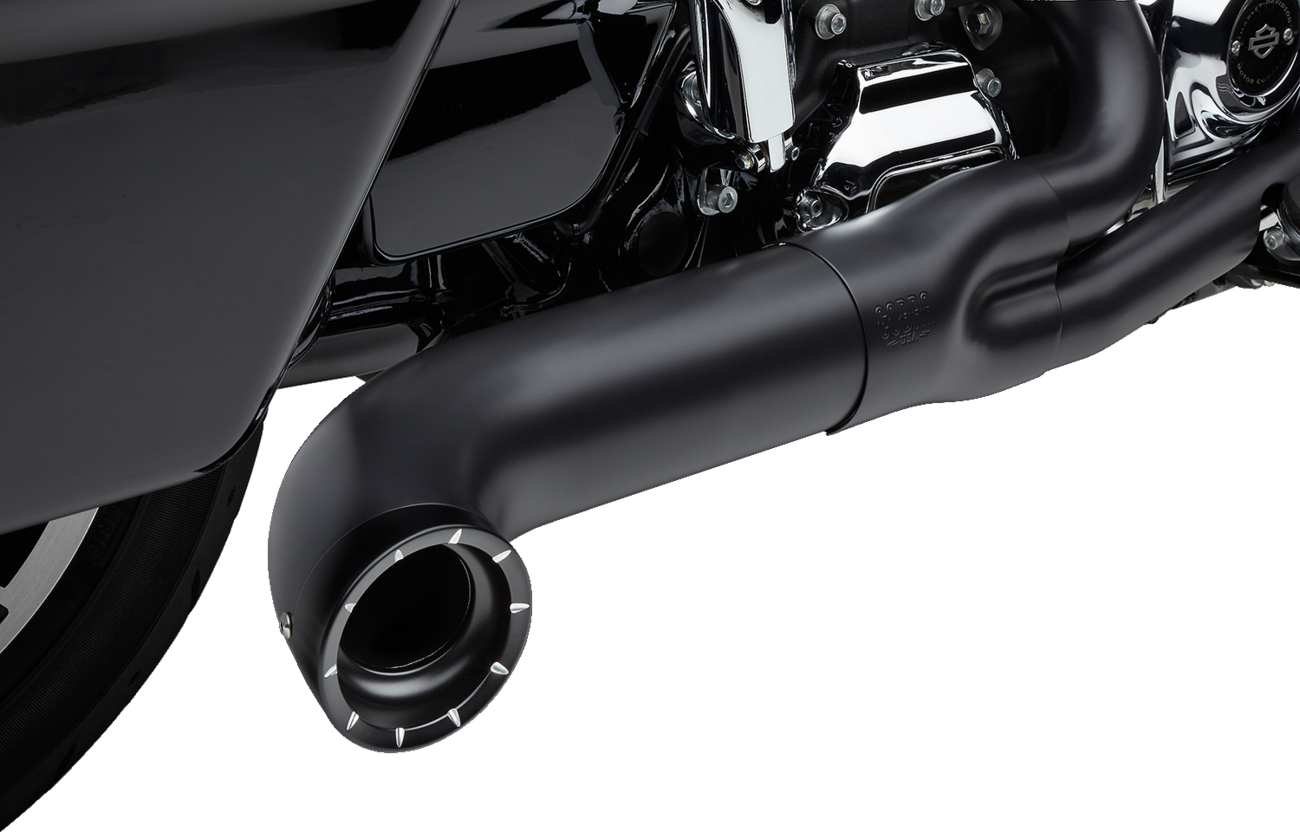 EXHAUST 2:1 W/TIP BLK FLH