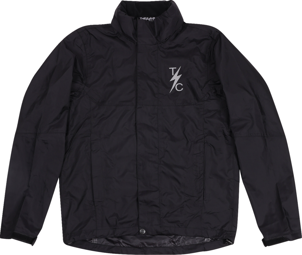 JACKET MISSION WATERPROOF RAIN BLACK LG