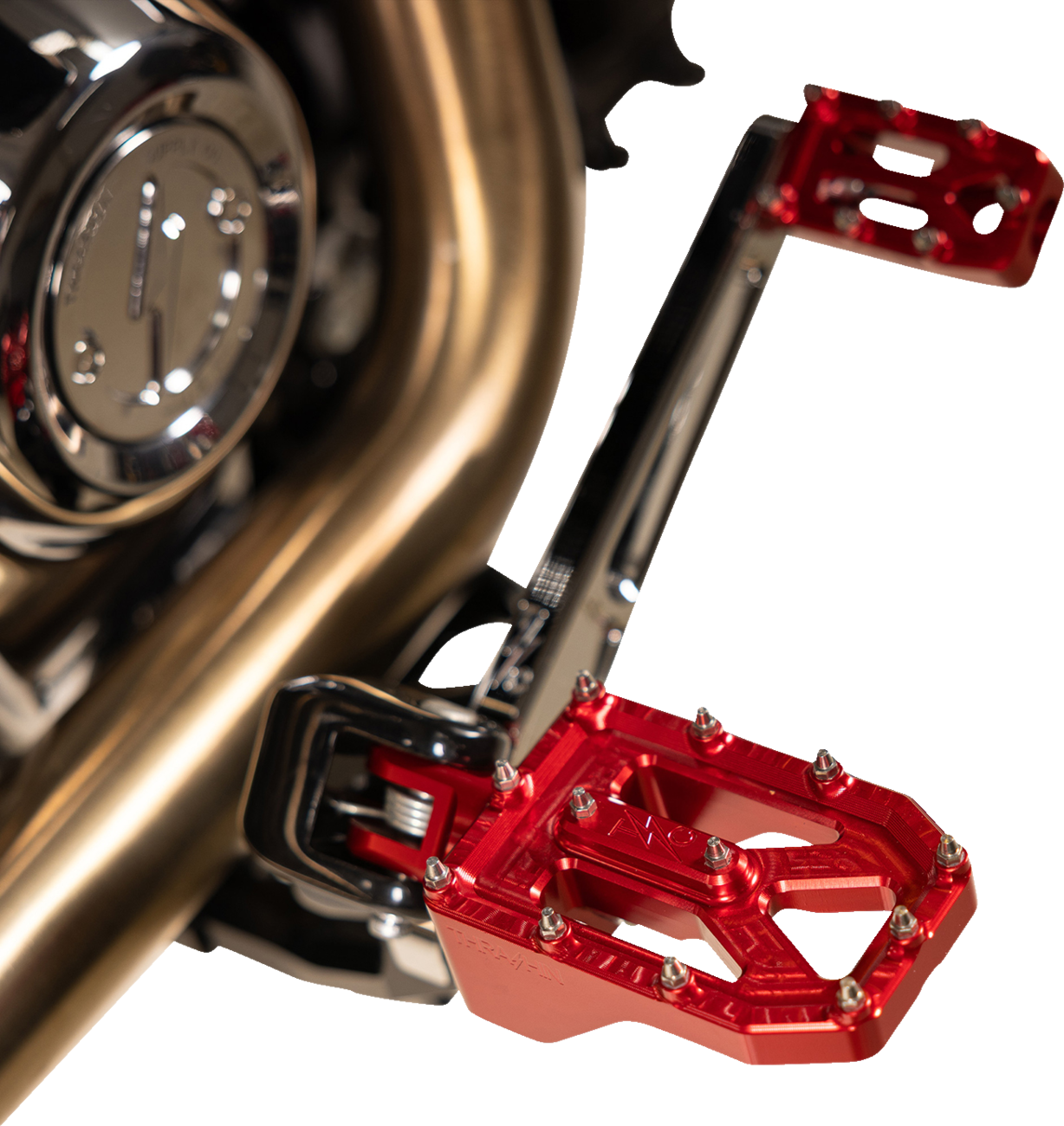 FOOTPEGS AGGRESSOR RED