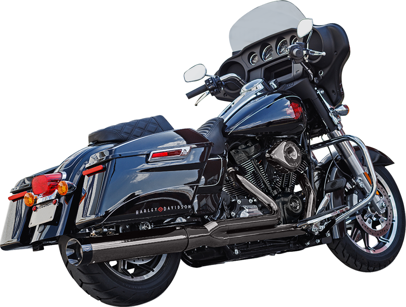 Exhaust 2:1 Sidewinder, Lava Chrome, 50-State, M8