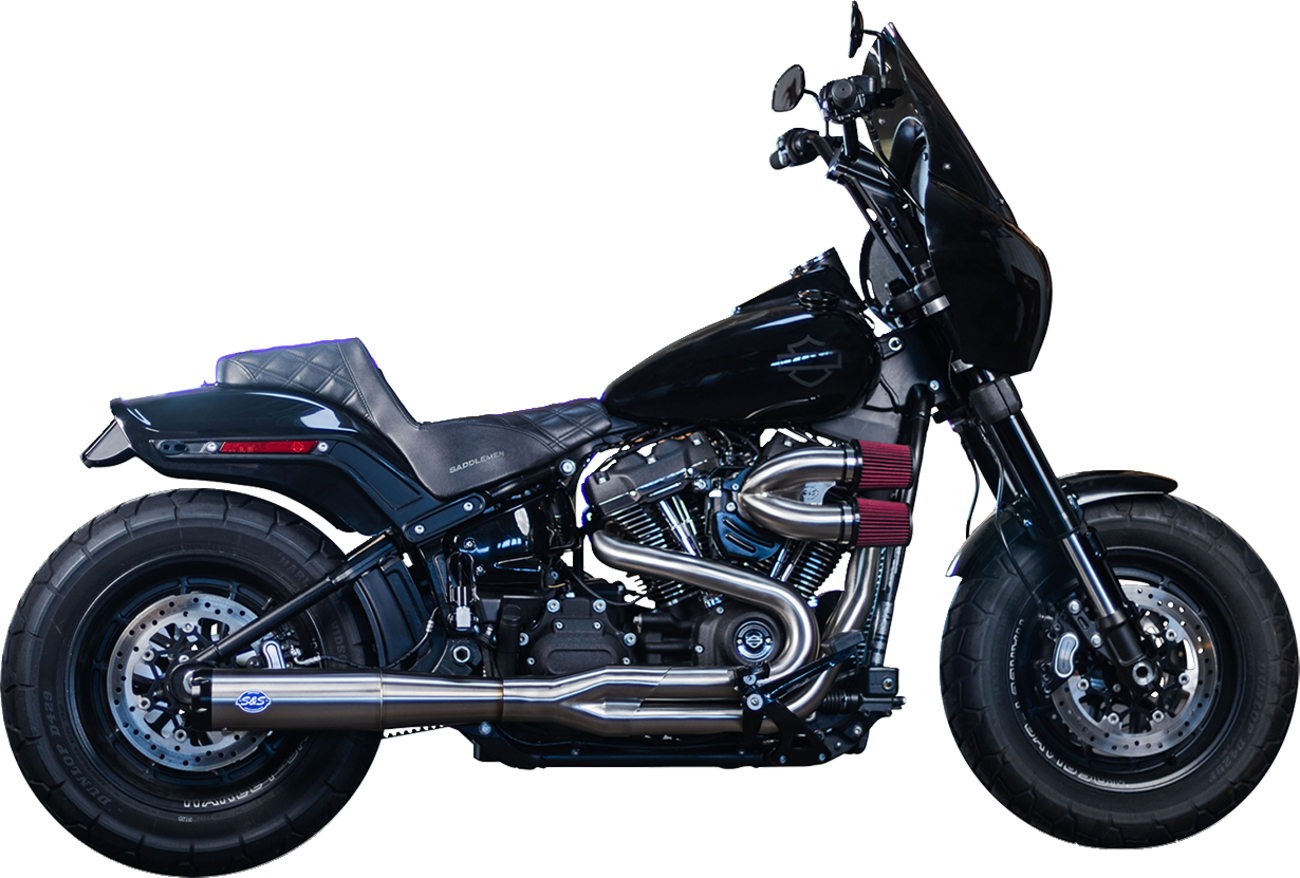 Exhuast Superstreet 2:1 Brushed SS R/O M8 Softail 2018-24