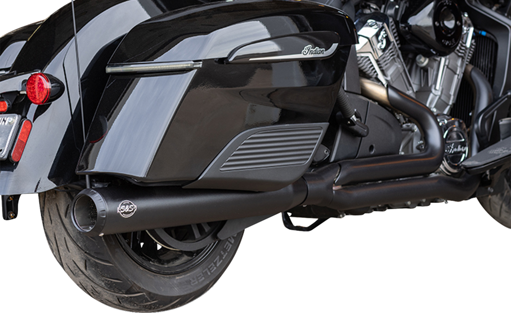 Exhaust Qualifier 2:1 Black Race Only Indian w/Powerplus