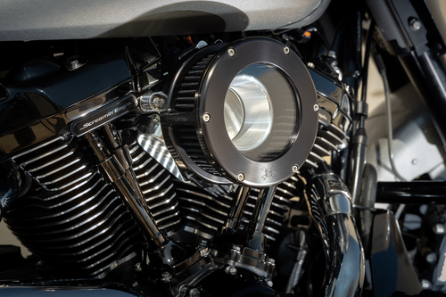 AIR CLEANER BA CLEAR COVER BLACK/BLACK 08-16 TOUR TBW
