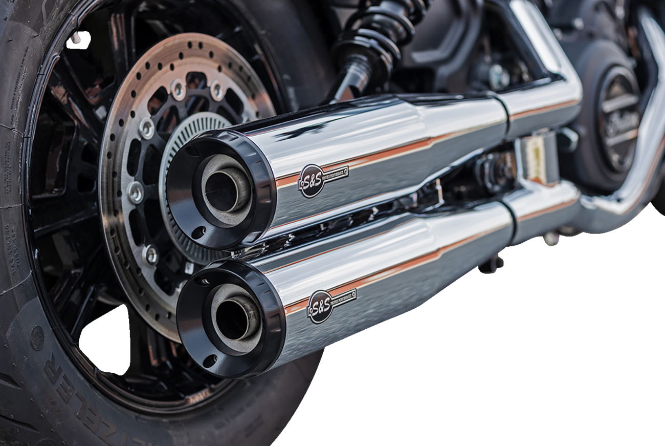 Muffler slip-on Grand National Chrome Race Only Scout 19-23