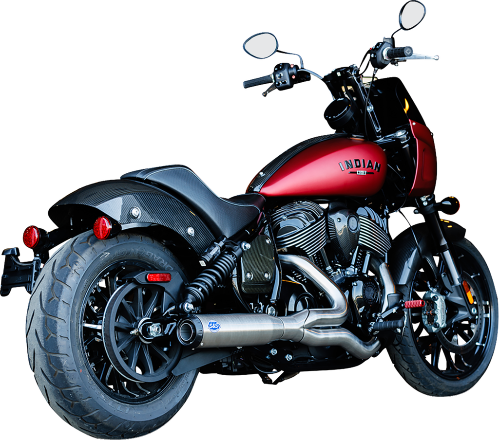 Exhaust Qualifier 2:1 Stainless 49 State Indian Chief