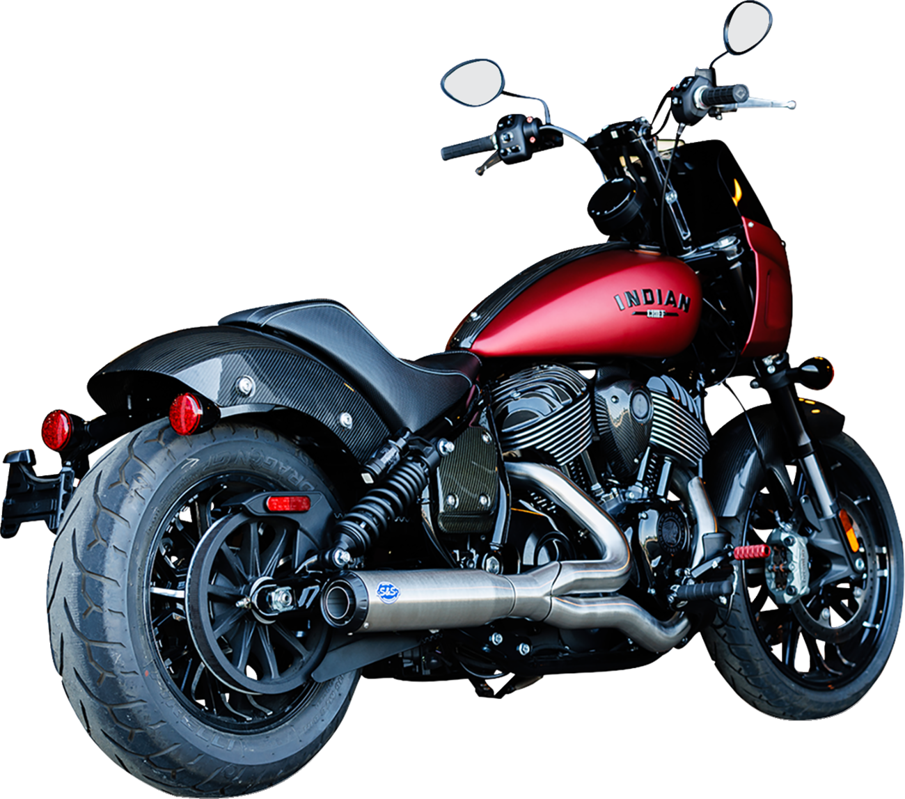 Exhaust Qualifier 2:1 Stainless 49 State Indian Chief