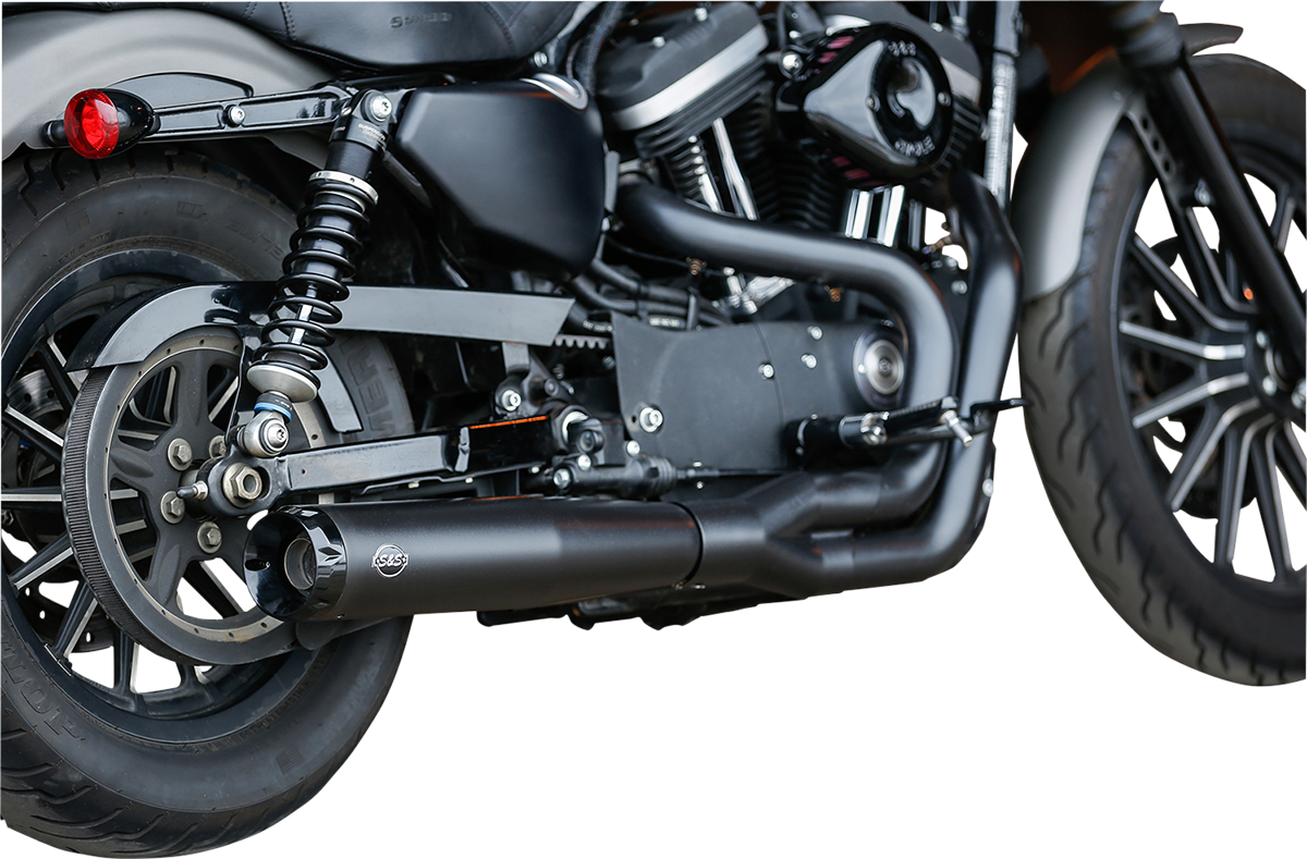 EXHAUST BLK 2:1 07-13 XL