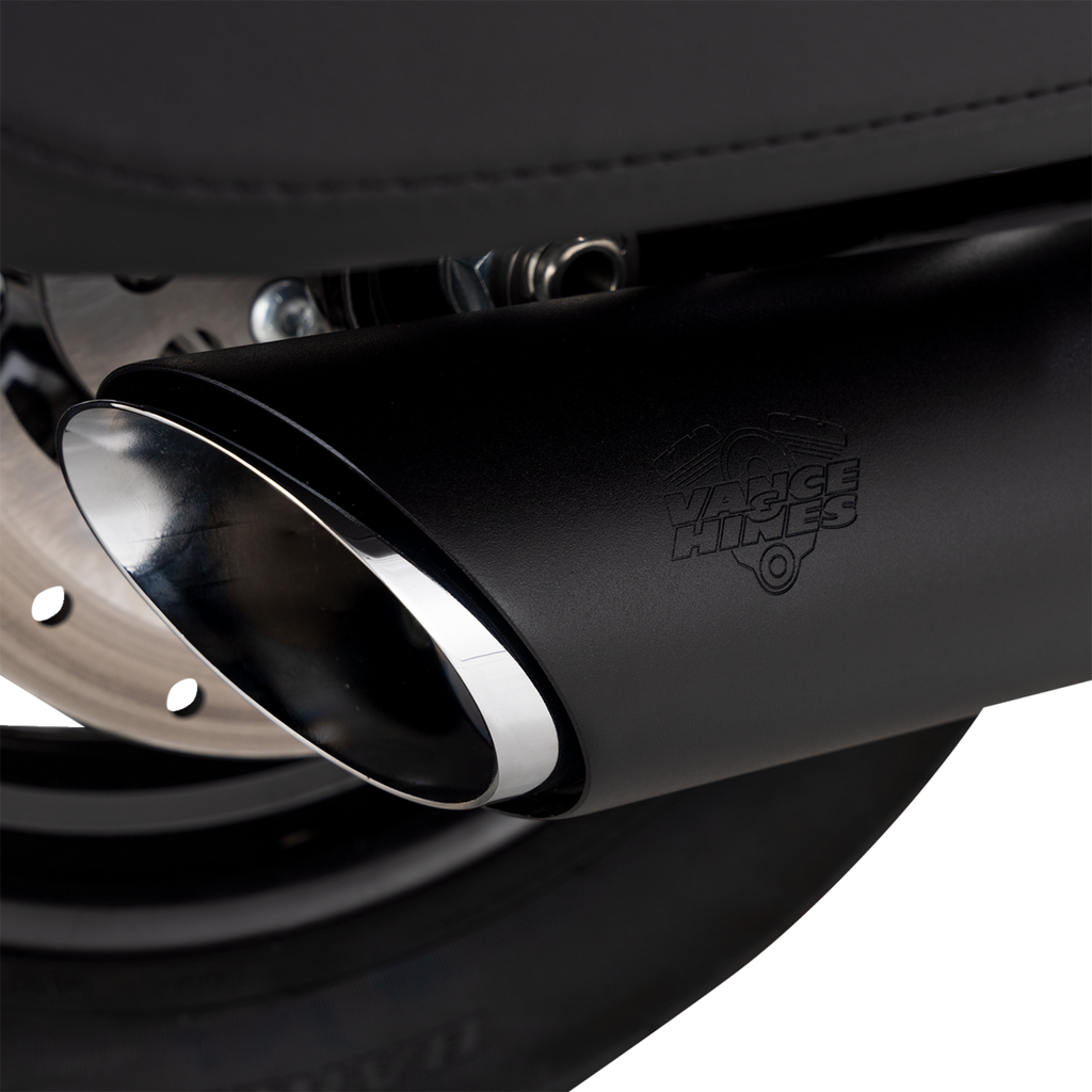 MUFFLER SLIP ON SOFTAIL BLACK