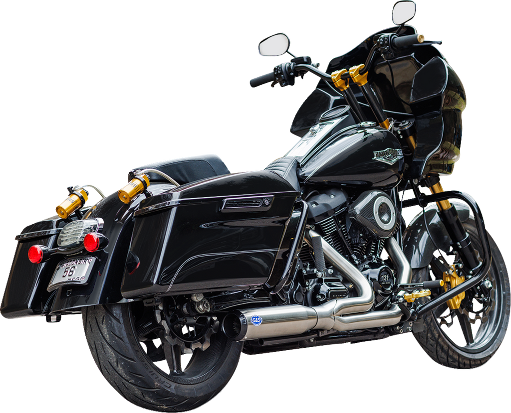Exhaust 2:1 Qualifier Race Only Stainless M8 Touring 2017+