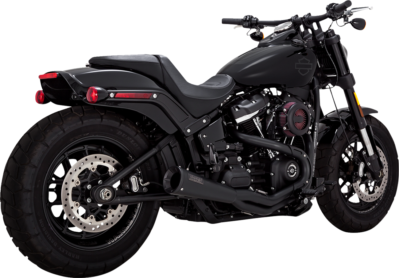 EXHAUST 2-1 SS BLK 18+ST