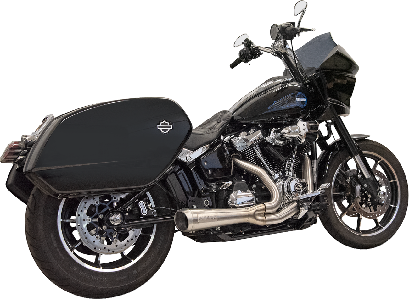 EXHAUST SHORT RIPPER 2:1 W/MEGAPHONE SS 49 STATE M8 SOFTAIL