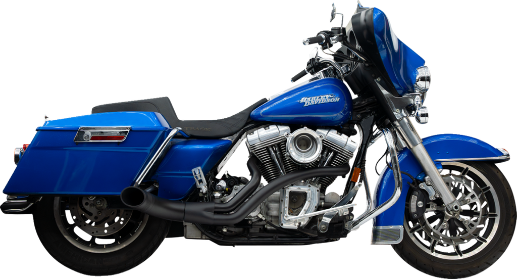 TRASK TWIN CAM "UP YOURS" 2:1 EXHAUST BLACK