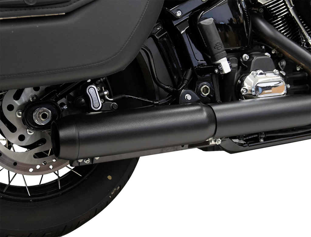 Muffler Slip-On 4" Black w/2.5"x10" Baffle Core 49 State