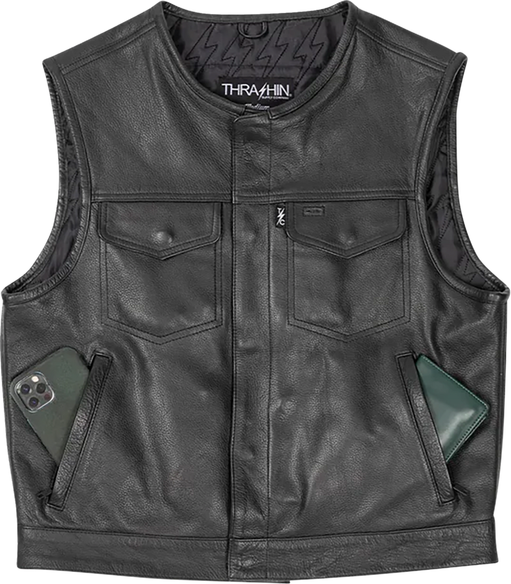 VEST ENCINAL SHORTY LEATHER 2XL