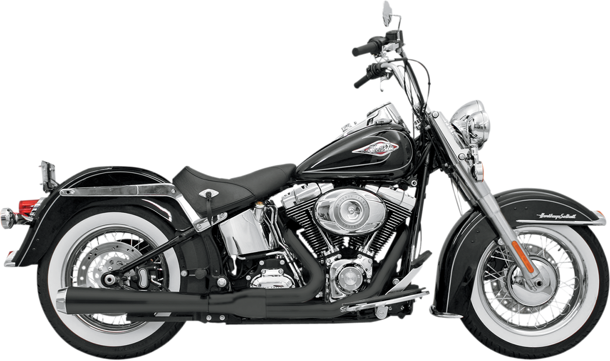 EXHAUST RR HS 86-11ST BK