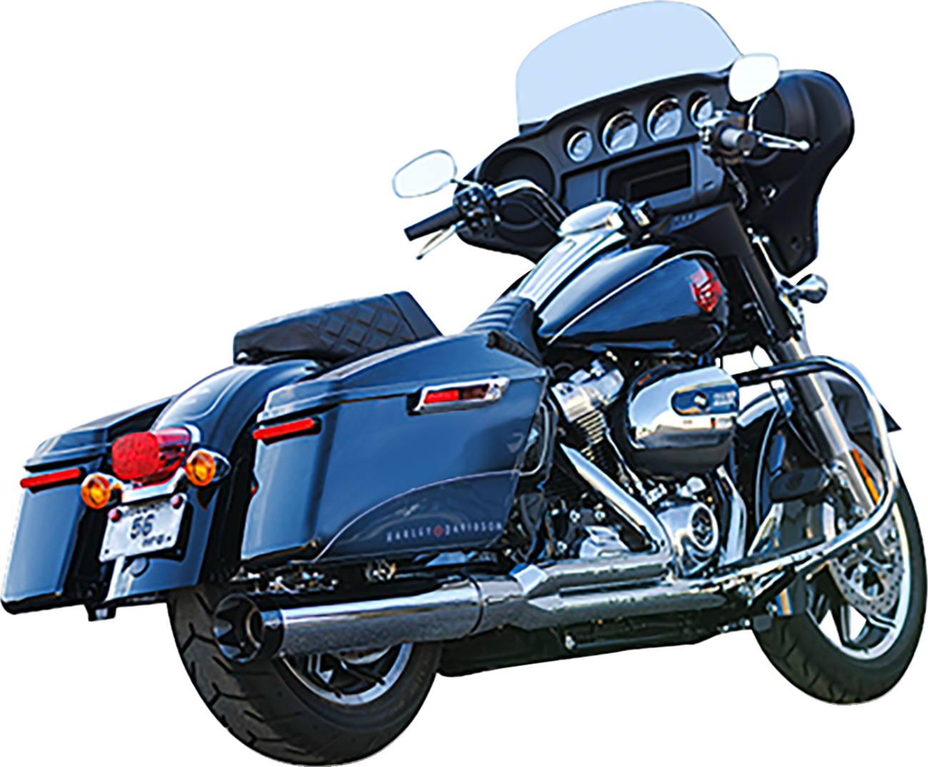 Exhaust Sidewinder 2:1 50 State Chrome M8 Touring
