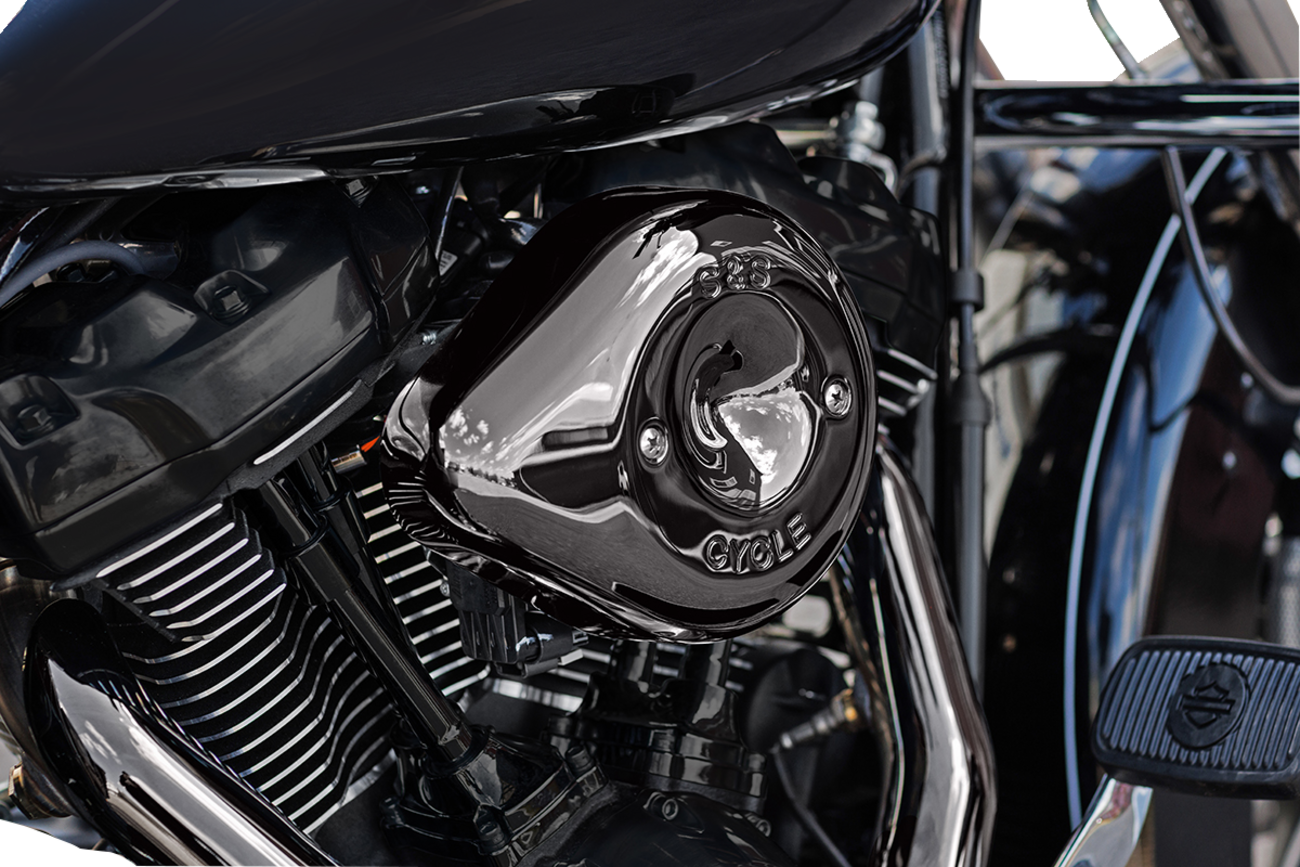 Cover Air Cleaner Stealth Teardrop Lava Chrome M8 2017-2023