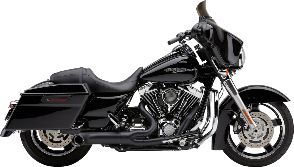 EXHAUST 2:1 W/TIP BLK FLH