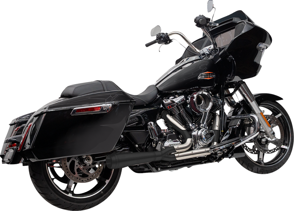EXHAUST 2:1 ASSAULT M8 TOURING BLACK