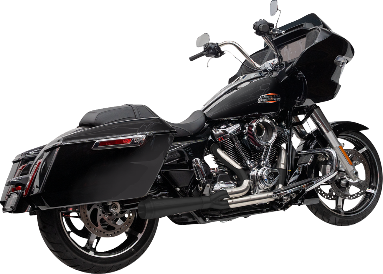 EXHAUST 2:1 ASSAULT M8 TOURING BLACK