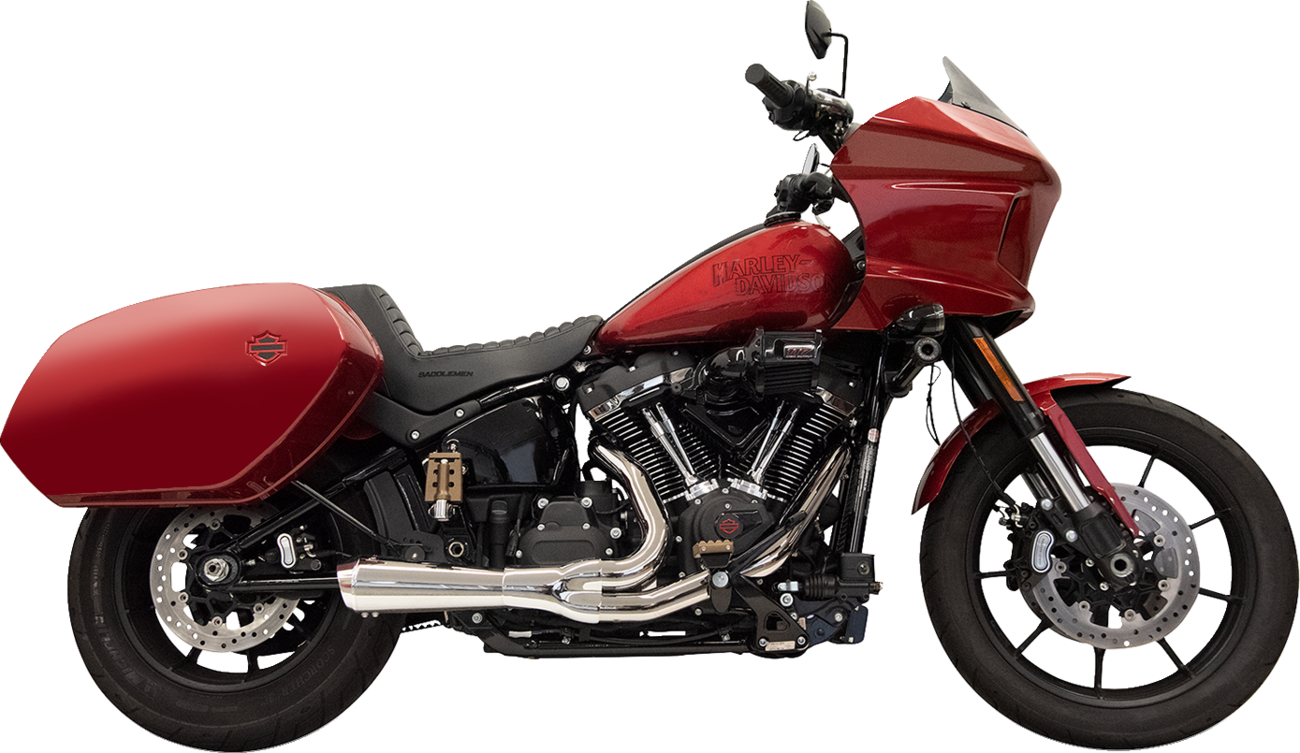 EXHAUST SHORT RIPPER 2:1 / MEGAPHONE CHR 49STATE M8 SOFTAIL