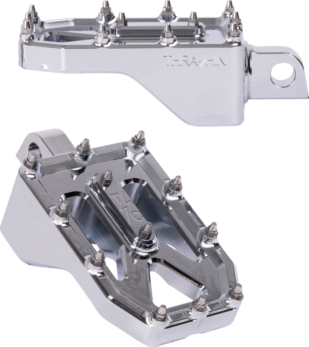 FOOTPEGS AGGRESSOR CHROME