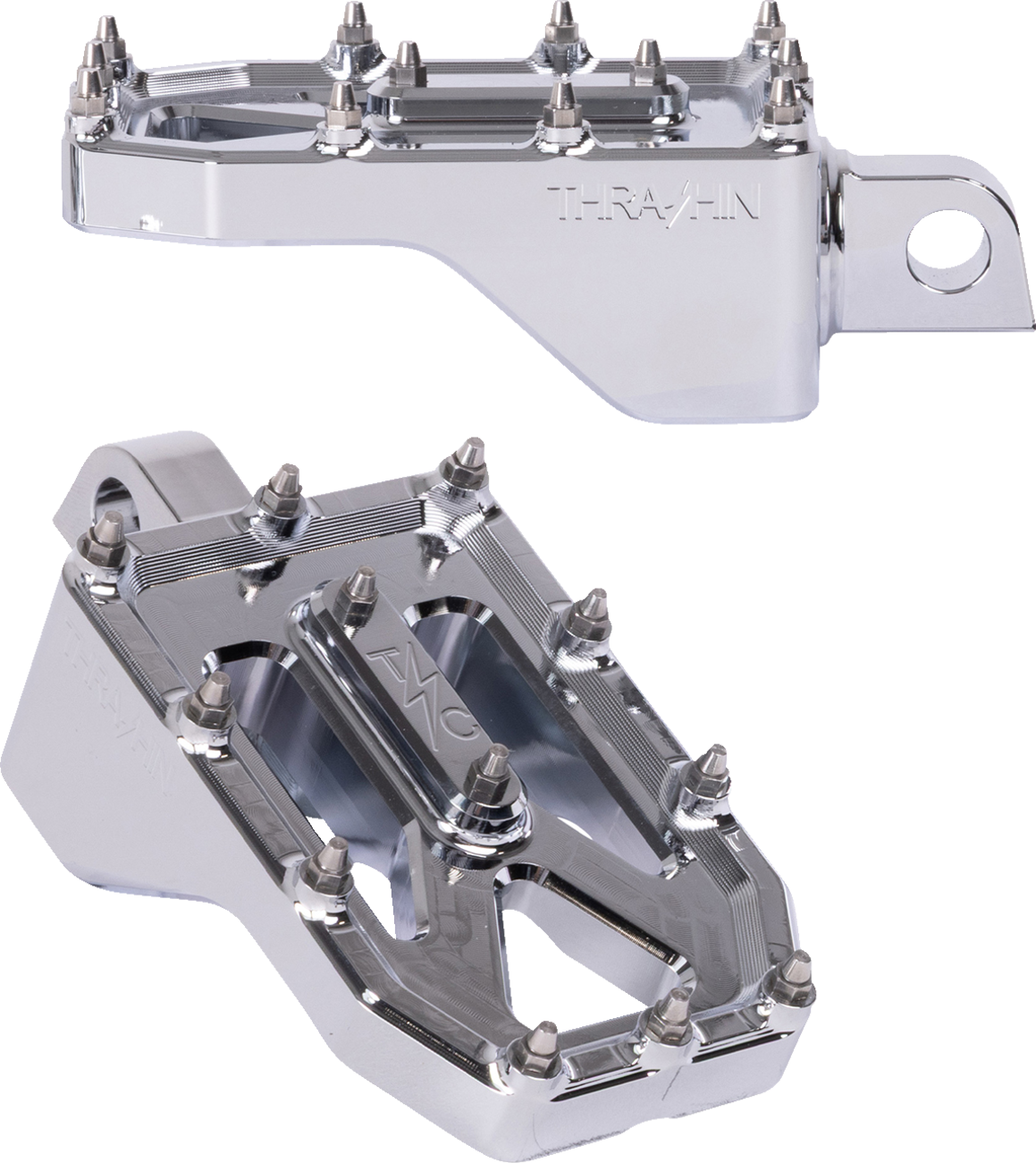 FOOTPEGS AGGRESSOR CHROME